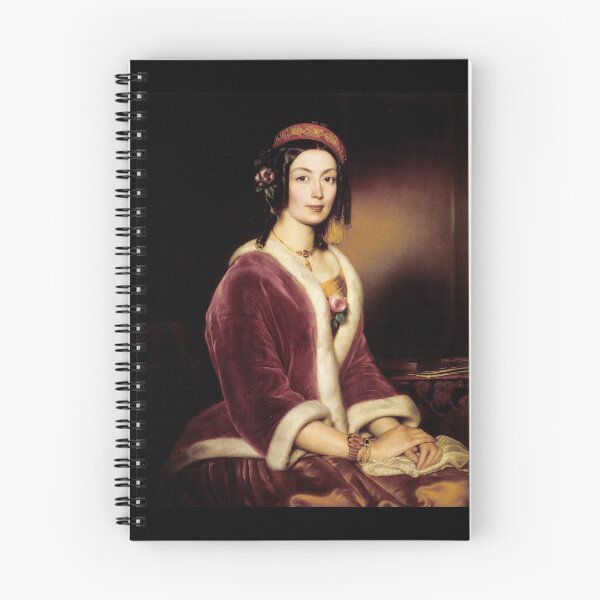 Item preview, József Borsos "Portrait of a Woman in Velvet Pelisse' designed and sold by FineArtLover.