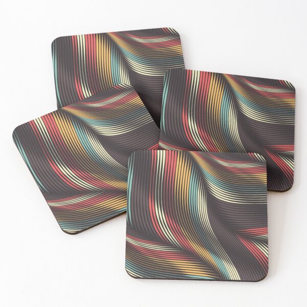 Item preview, Gradient abstract flow lines artwork  designed and sold by Bkstores.