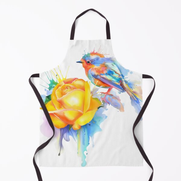 Item preview, Colorful Bird Yellow Flower designed and sold by naturehikers.