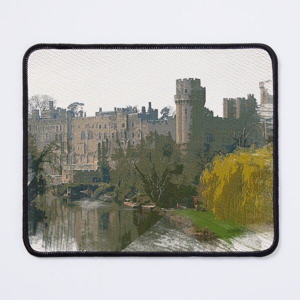 Item preview, Warwick Castle Watercolor Painting designed and sold by Dingy Designs.