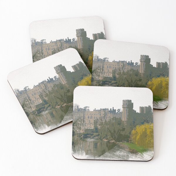 Item preview, Warwick Castle Watercolor Painting designed and sold by Dingy Designs.