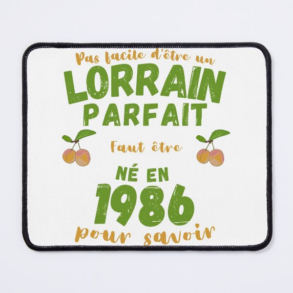 Item preview, Gift for men from Lorraine humor birthday 1986 designed and sold by RomualdGR.