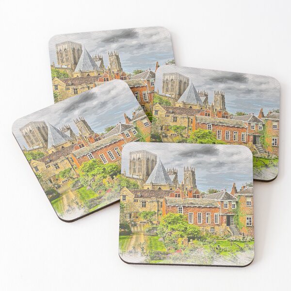 Item preview, York Minster,Cathedral of York Watercolor Painting designed and sold by Dingy Designs.