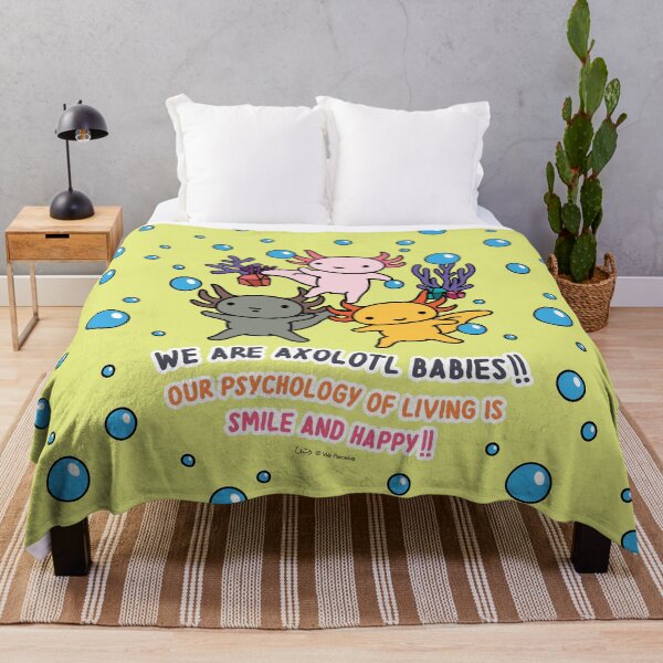 Item preview, WE PERCEIVE | Super Cute Axolotl Babies - Our Psychology of Living is Smile and Happy designed and sold by Luis Wong | We Perceive.