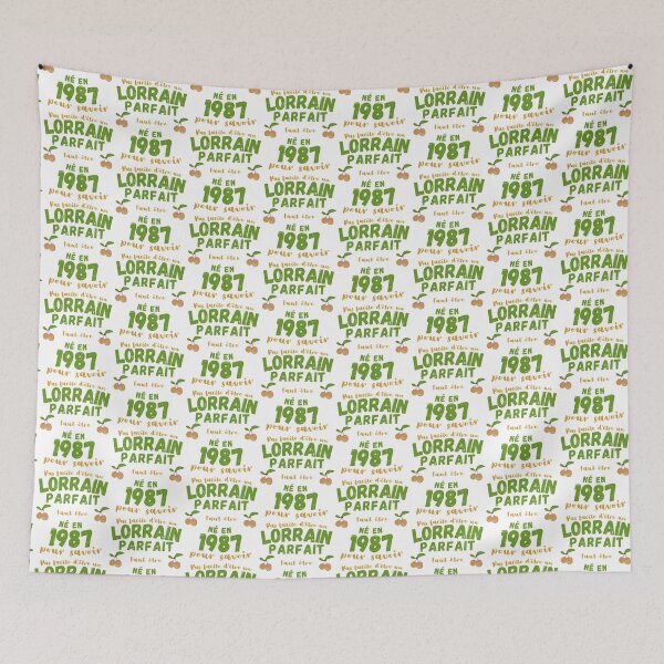 Item preview, Lorrain Humor Birthday Gift for Men 1987 designed and sold by RomualdGR.