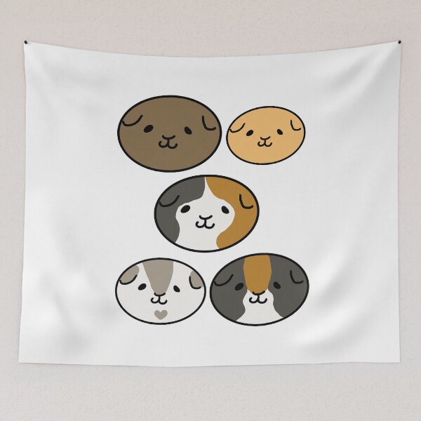 Item preview, Guinea pig gang designed and sold by AlpacaSparkles.