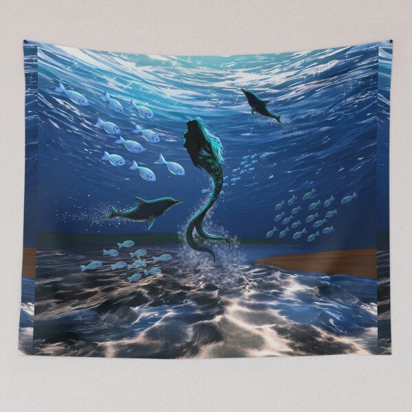 Item preview, Mermaid Magical Ocean Spirit designed and sold by BluedarkArt.