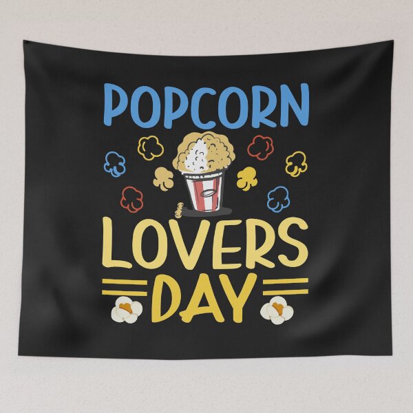 Item preview, National Popcorn Day Popcorn Lovers Day designed and sold by BhavyaBathla.