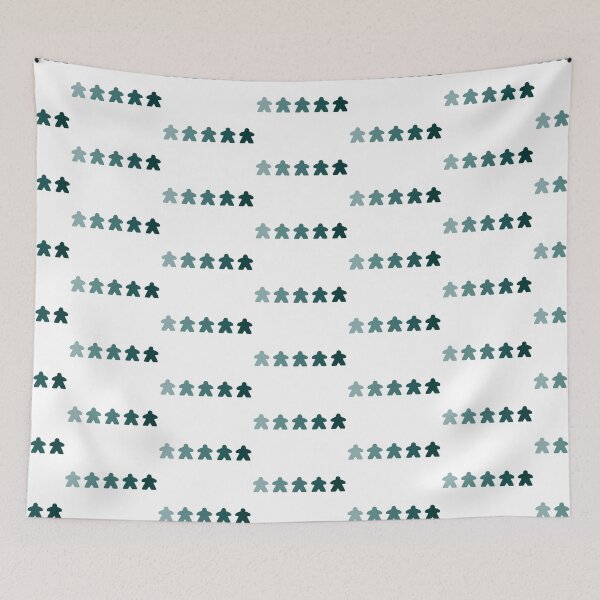 Item preview, Dusty Denim Blue Meeples. designed and sold by Narellish.
