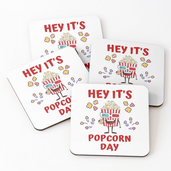 Item preview, National Popcorn Day Hey It's Popcorn Day designed and sold by BhavyaBathla.