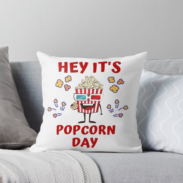 Item preview, National Popcorn Day Hey It's Popcorn Day designed and sold by BhavyaBathla.