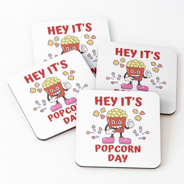 Item preview, National Popcorn Day Hey It's Popcorn Day designed and sold by BhavyaBathla.