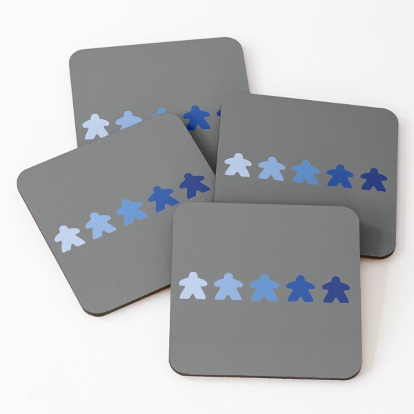 Item preview, Line of blue meeples designed and sold by Narellish.