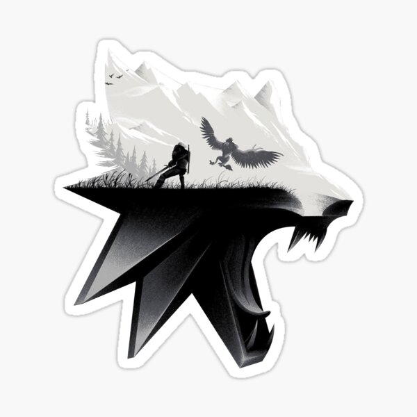 witcher macbook sticker