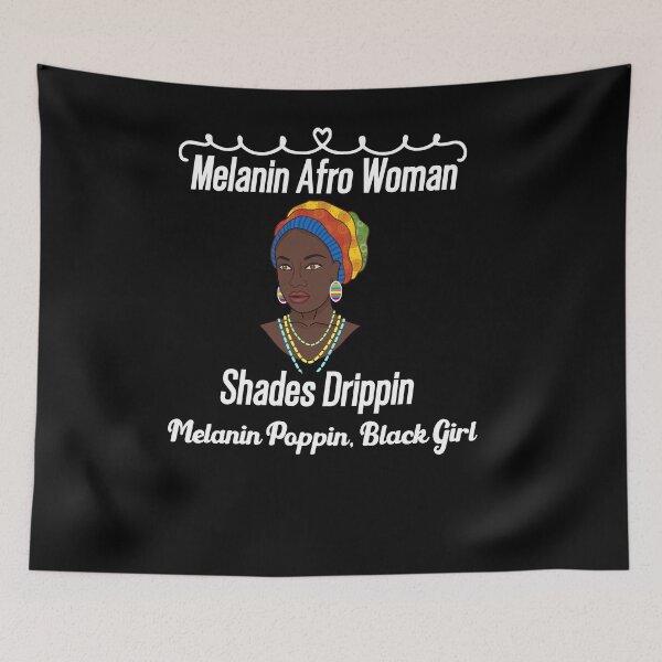 Item preview, Melanin Afro Woman Shades Drippin, Melanin Poppin, Black Girl designed and sold by ARTwy.