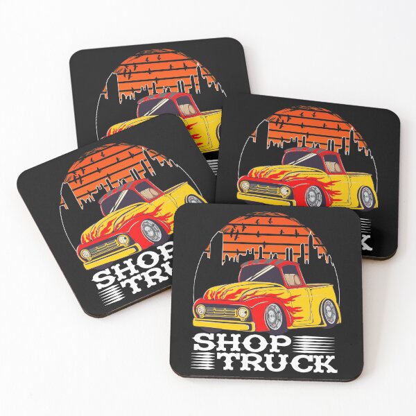 Item preview, Pickup Truck Customized Vintage Shop Truck Cityscape Scene designed and sold by CharJens.