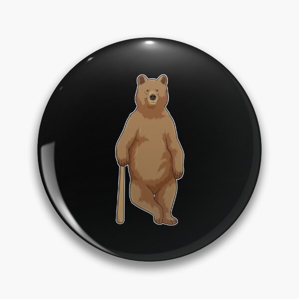 Item preview, Bear at Baseball with Baseball bat designed and sold by Snabdesign84.