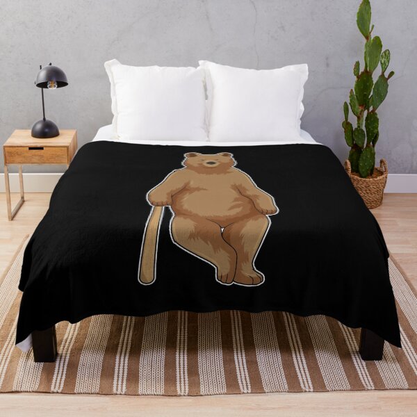 Item preview, Bear at Baseball with Baseball bat designed and sold by Snabdesign84.