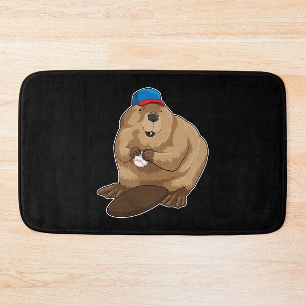 Item preview, Beaver at Baseball with Baseball ball designed and sold by Snabdesign84.