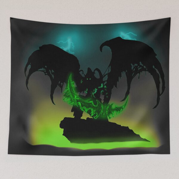 Item preview, Silhouette of Illidan designed and sold by HeavyBurden.