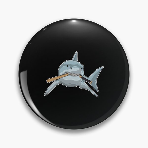 Item preview, Shark at Baseball with Baseball bat designed and sold by Snabdesign84.