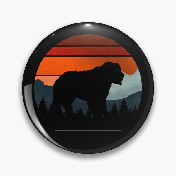 Item preview, Vintage Sky Wilderness St Bernard Gift  designed and sold by Guarddogdrive.