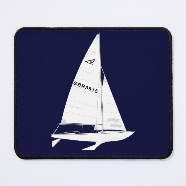 Item preview, Flying Fifteen 3615 Sailing Yacht designed and sold by RedBubbleBath.