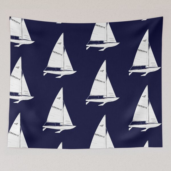 Item preview, Flying Fifteen 3615 Sailing Yacht  designed and sold by RedBubbleBath.