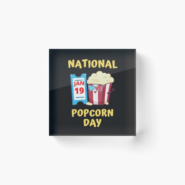 Item preview, National Popcorn Day January 19 designed and sold by BhavyaBathla.