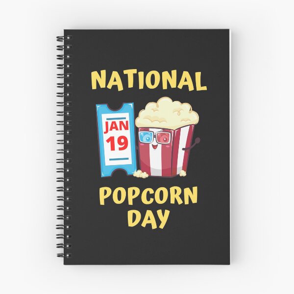 Item preview, National Popcorn Day January 19 designed and sold by BhavyaBathla.