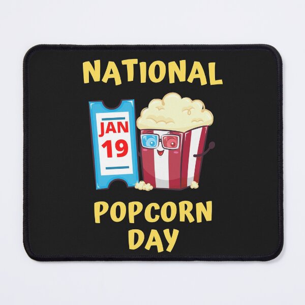Item preview, National Popcorn Day January 19 designed and sold by BhavyaBathla.