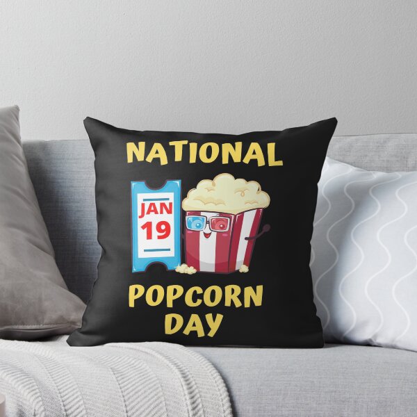 Item preview, National Popcorn Day January 19 designed and sold by BhavyaBathla.