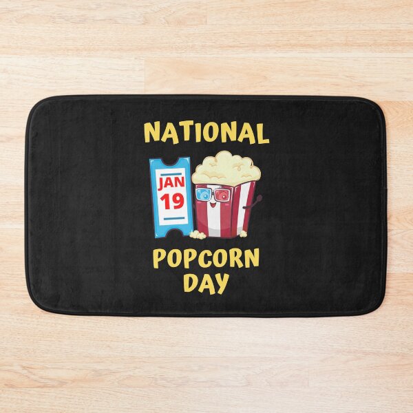 Item preview, National Popcorn Day January 19 designed and sold by BhavyaBathla.