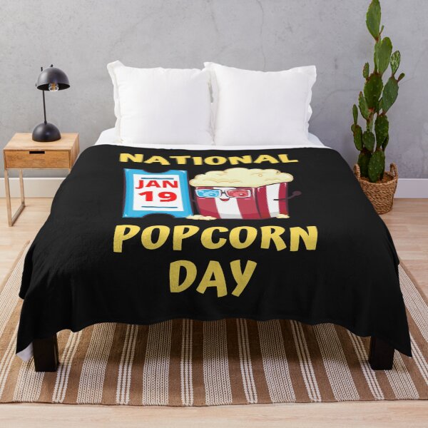 Item preview, National Popcorn Day January 19 designed and sold by BhavyaBathla.