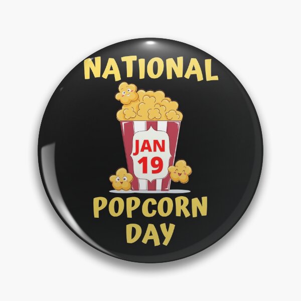 Item preview, National Popcorn Day January 19 designed and sold by BhavyaBathla.