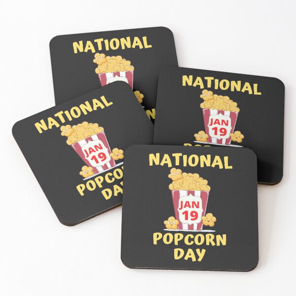 Item preview, National Popcorn Day January 19 designed and sold by BhavyaBathla.