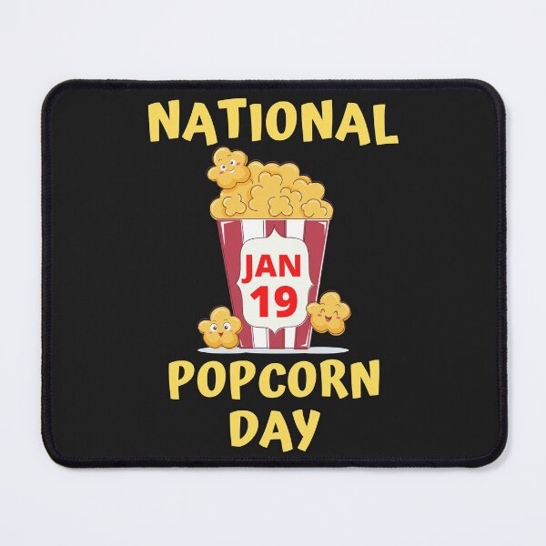 Item preview, National Popcorn Day January 19 designed and sold by BhavyaBathla.