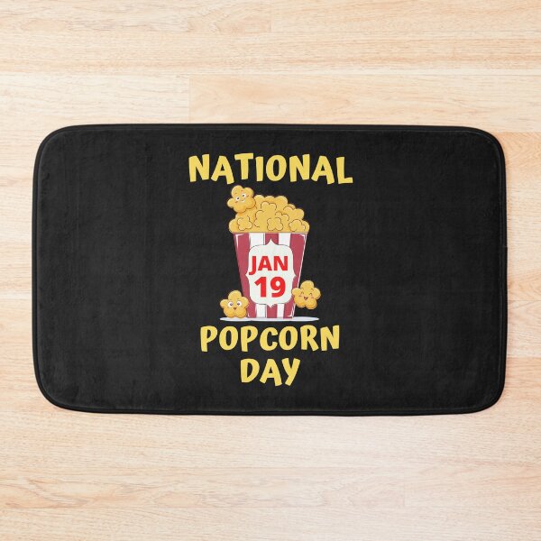 Item preview, National Popcorn Day January 19 designed and sold by BhavyaBathla.