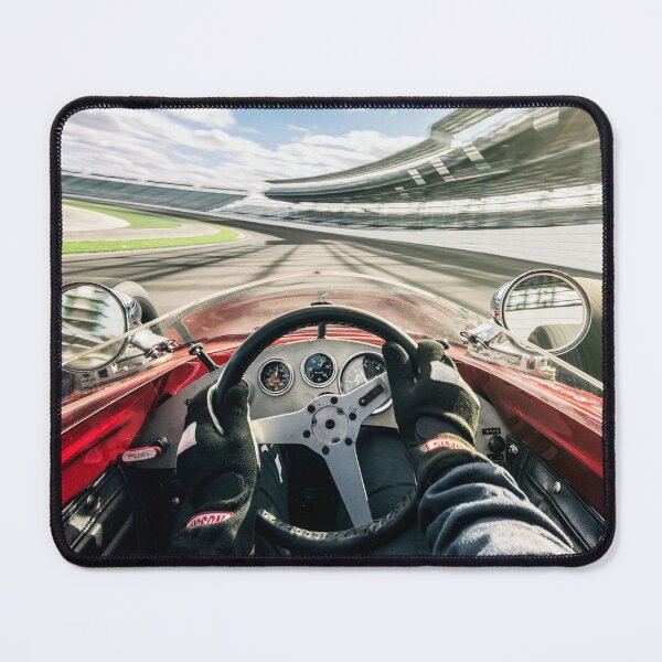 Item preview, AUTO RACING GRAND PRIX: Behind The Wheel Print designed and sold by posterbobs.