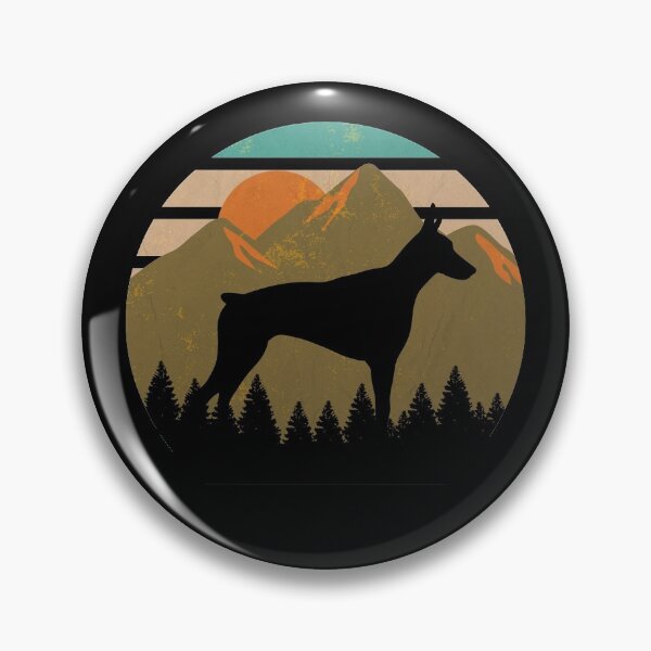 Item preview, Vintage Mountains Doberman Pinscher Dog Gift  designed and sold by Guarddogdrive.