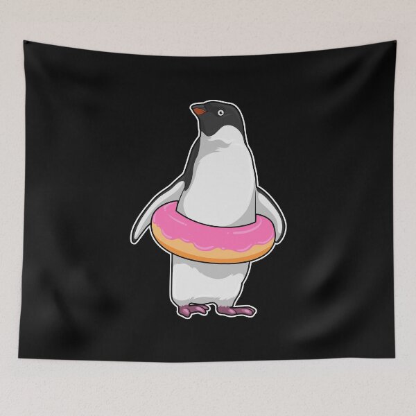 Item preview, Penguin with Donut designed and sold by Snabdesign84.