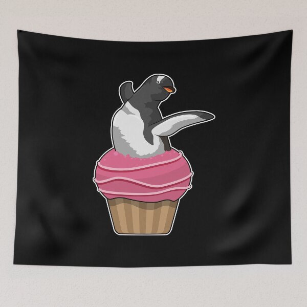 Aperçu de l'œuvre Penguin with Muffin créée et vendue par Snabdesign84.