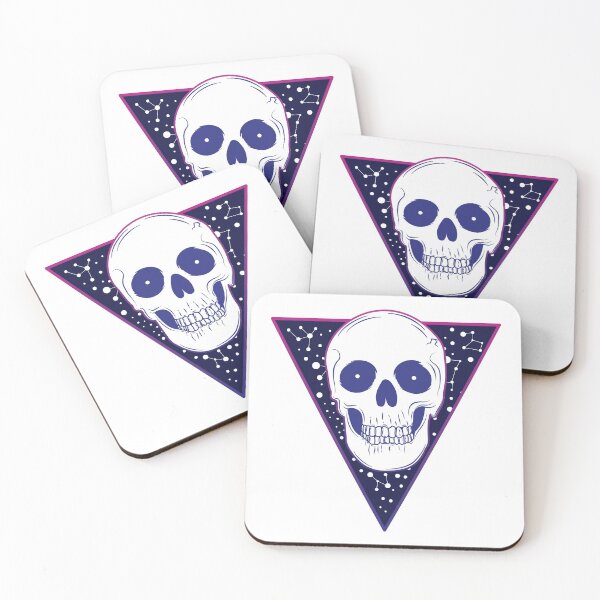 Item preview, Skull in Space and Stars designed and sold by thecatcouch.