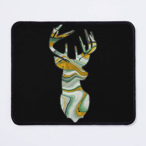 Item preview, Green Geode gemstone deer - Wiccan designed and sold by LukjanovArt.