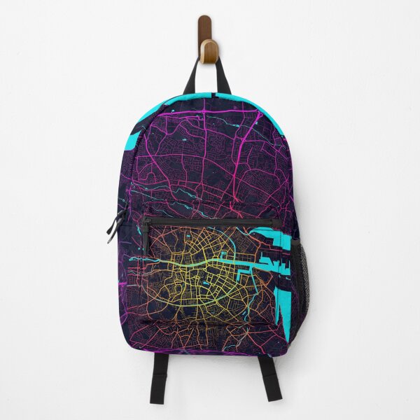 Item preview, Dublin City Map of Leinster, Ireland - Neon designed and sold by deMAP.