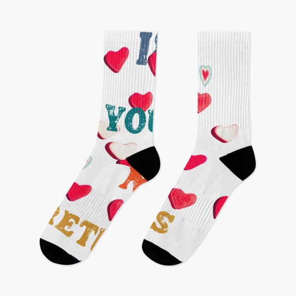 Item preview, I’m yours no returns,funny valentine quote in colors with retro hearts designed and sold by InnaMGraphic.