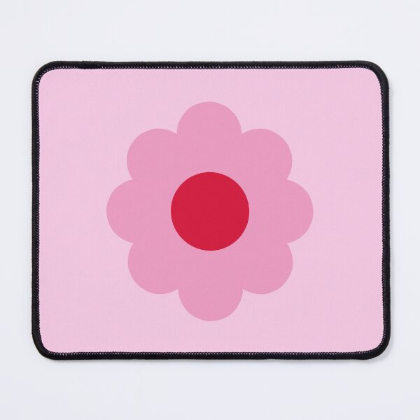 Item preview, Pretty Pink Groovy 60s Valentine Retro Vintage Flower Power Pattern designed and sold by lucybrownlane.