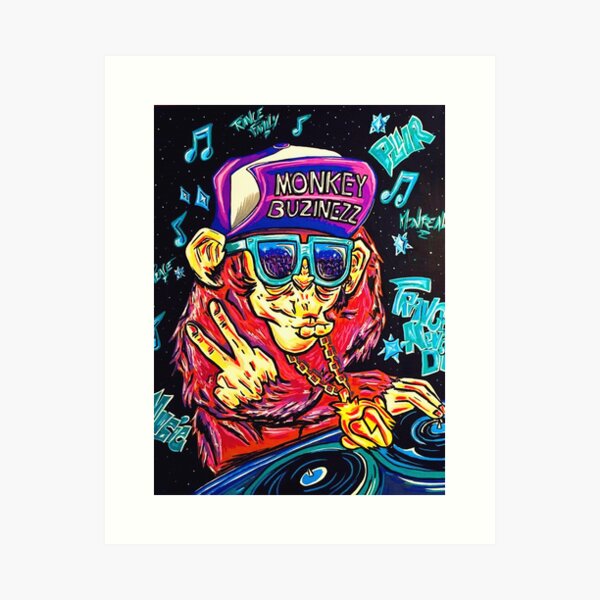 Monkey Hip Hop Art Prints for Sale | Redbubble