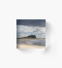 Nobby Beach Lighthouse Newcastle Acrylic Block