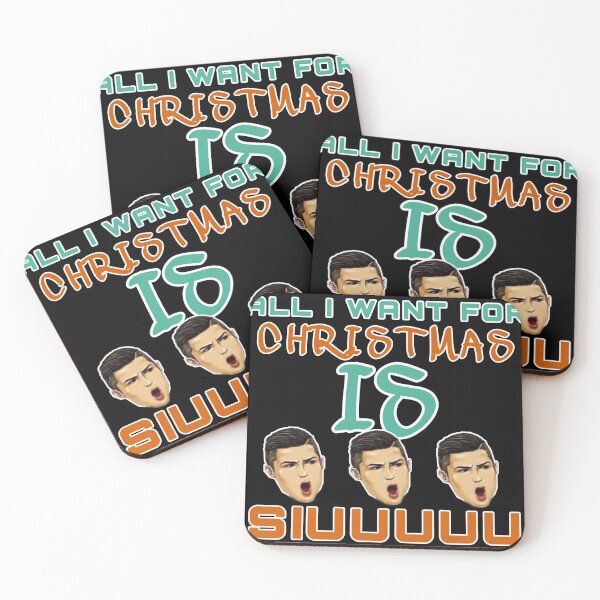 Item preview, All i want for Christmas is siuuu CR7  designed and sold by sizamix.